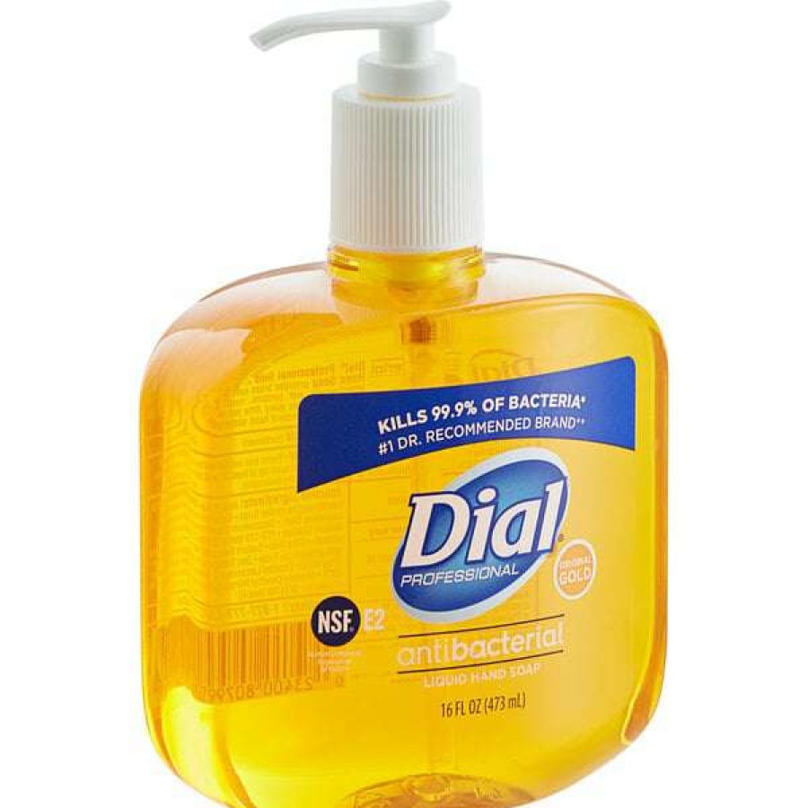 Hand Soap And Sanitizer * | Dial Dial Dia80790 Professional Gold 16 Oz. Antibacterial Liquid Hand Soap