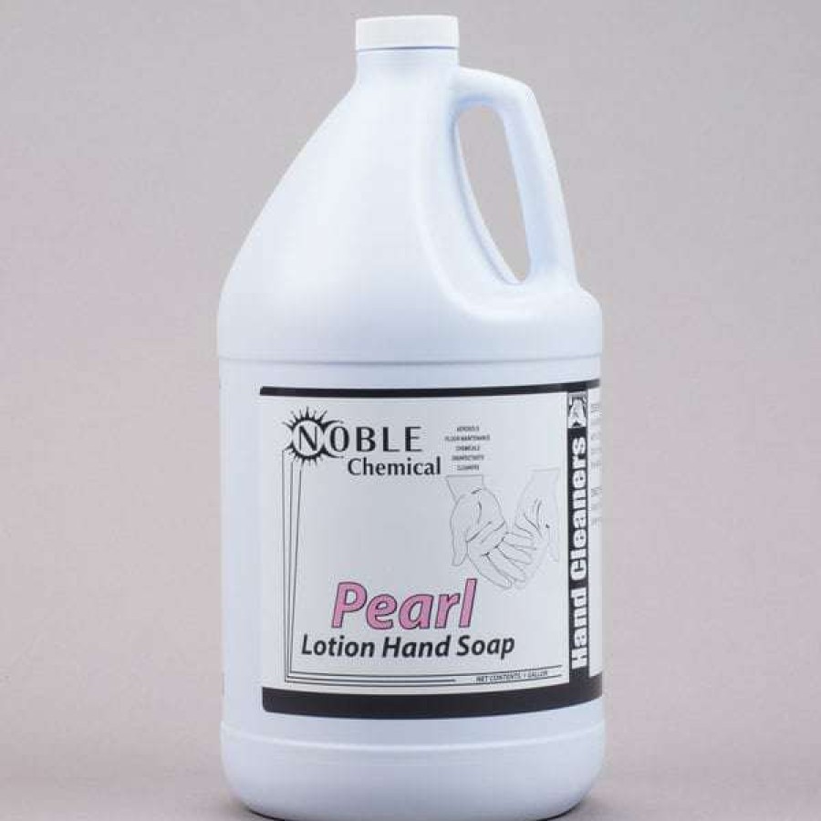 Hand Soap And Sanitizer * | Noble Chemical 1 Gallon / 128 Oz. Pearl Lotion Hand Soap 4/Case