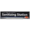 Hand Soap And Sanitizer * | Steril-Sil San-140 8 1/2 X 2 Two-Sided Sign With Bracket For San-132