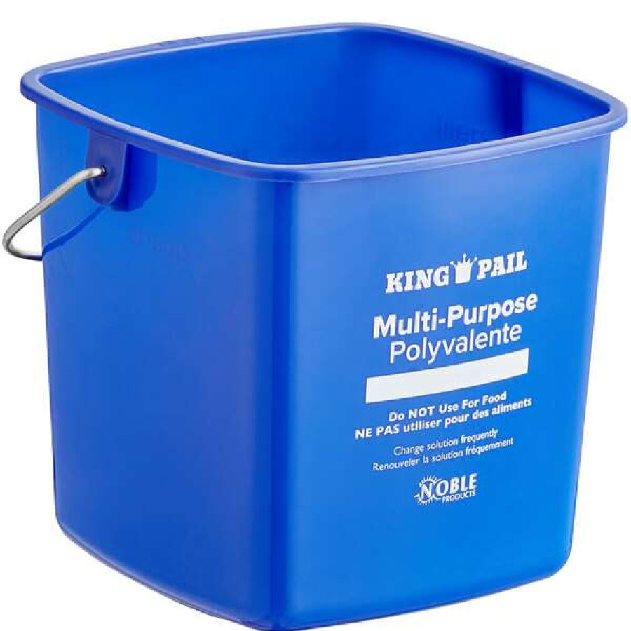 Cleaning Tools & Supplies * | Noble Products King-Pail 3 Qt. Blue Cleaning Pail