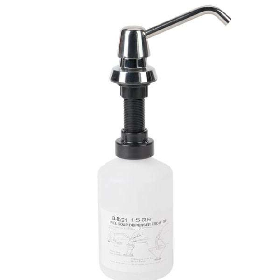 Hand Soap And Sanitizer * | Bobrick B-8221 Deck Mounted 20 Oz. Liquid Soap Dispenser