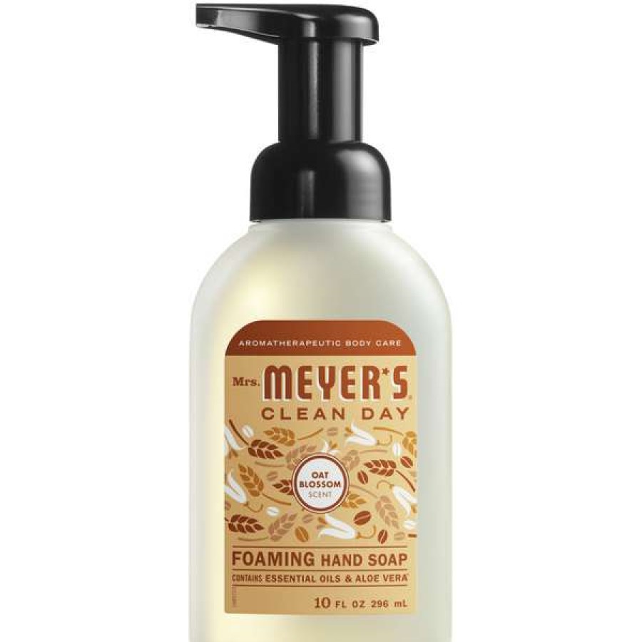 Hand Soap And Sanitizer * | Mrs. Meyer'S Mrs. Meyer'S Clean Day 313537 10 Oz. Oat Blossom Foaming Hand Soap 6/Case