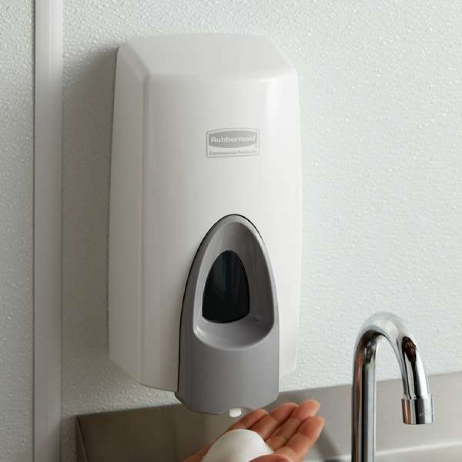 Hand Soap And Sanitizer * | Rubbermaid Fg450017 800 Ml White Manual Foam Dispenser