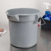 Cleaning Tools & Supplies * | Rubbermaid Fg261400Gray Brute 14 Qt. Gray Round Bucket