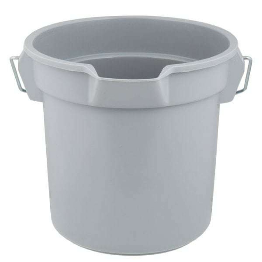 Cleaning Tools & Supplies * | Rubbermaid Fg261400Gray Brute 14 Qt. Gray Round Bucket