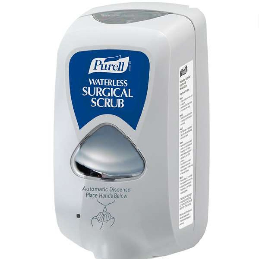 Hand Soap And Sanitizer * | Purell 2785-12 Tfx Gray Waterless Surgical Scrub Touchless Dispenser