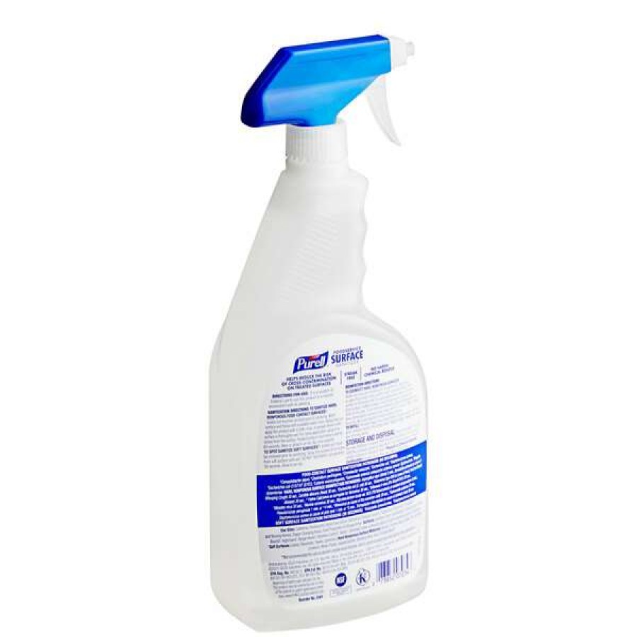 Cleaning Chemicals * | Purell Purell 3341-06-Rtl 1 Qt. / 32 Oz. Fragrance Free Foodservice Surface Sanitizer 6/Case