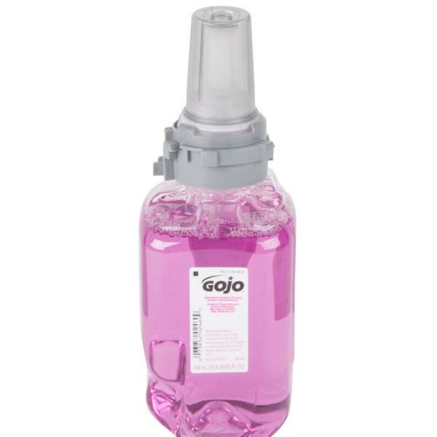 Hand Soap And Sanitizer * | Gojo 8712-04 Adx Plum 700 Ml Foaming Antibacterial Hand Soap 4/Case