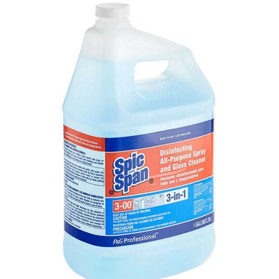 Cleaning Chemicals * | Spic And Span 58773 Disinfecting, All-Purpose, & Glass Cleaner Ready-To-Use Refill 1 Gallon / 128 Oz.