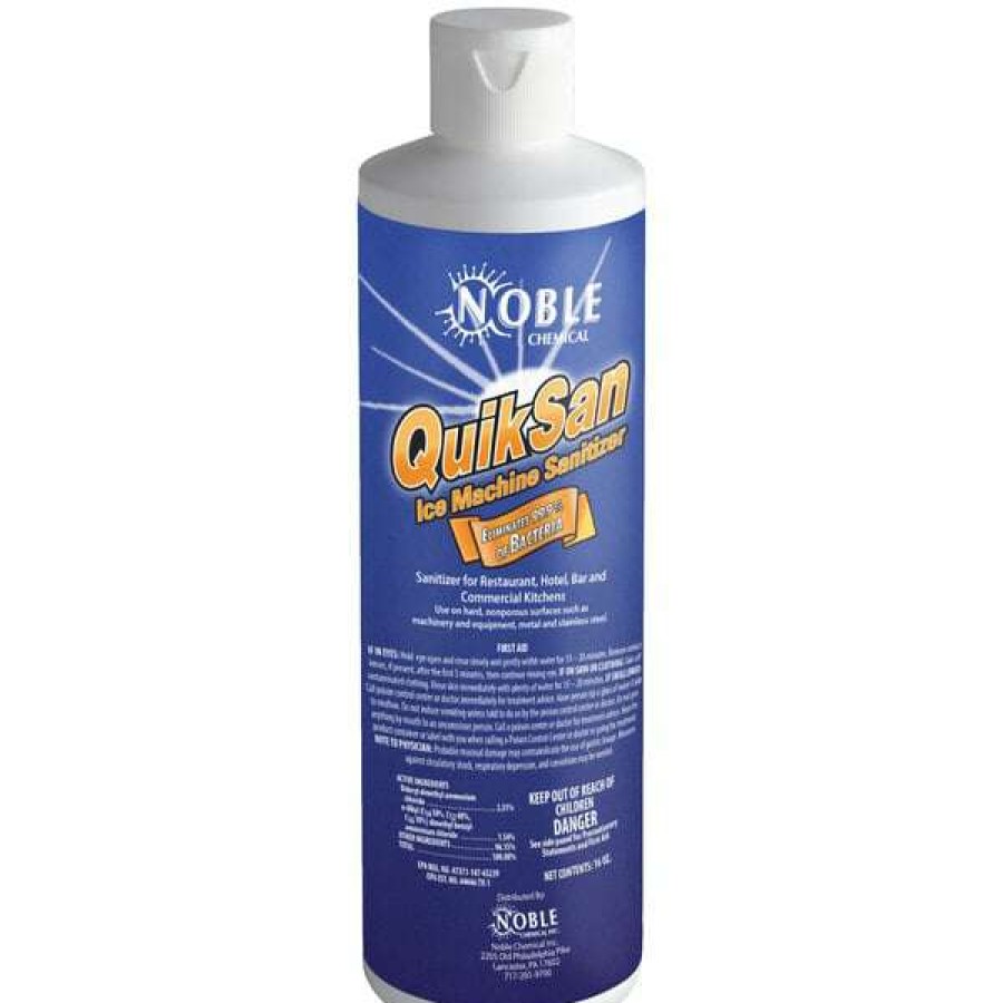 Cleaning Chemicals * | Noble Chemical 1 Pint / 16 Oz. Quiksan Ice Machine Sanitizer 12/Case