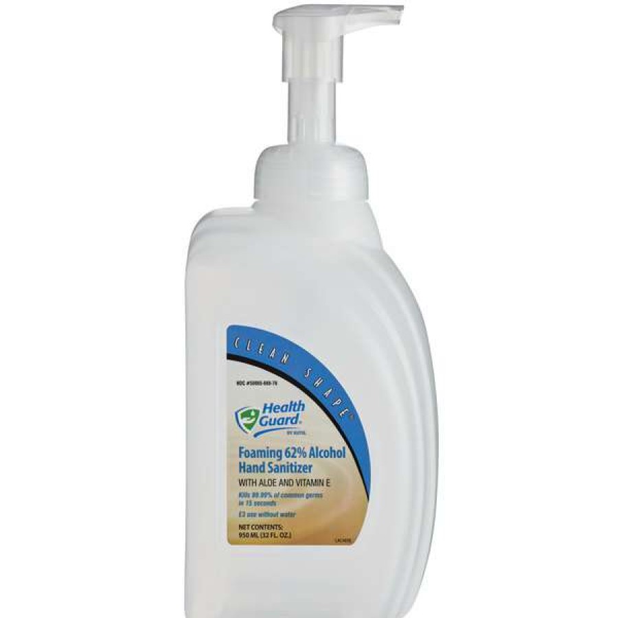 Hand Soap And Sanitizer * | Kutol 68878 Health Guard Foaming Instant Hand Sanitizer (62% Alcohol, 32 Oz) 8/Case