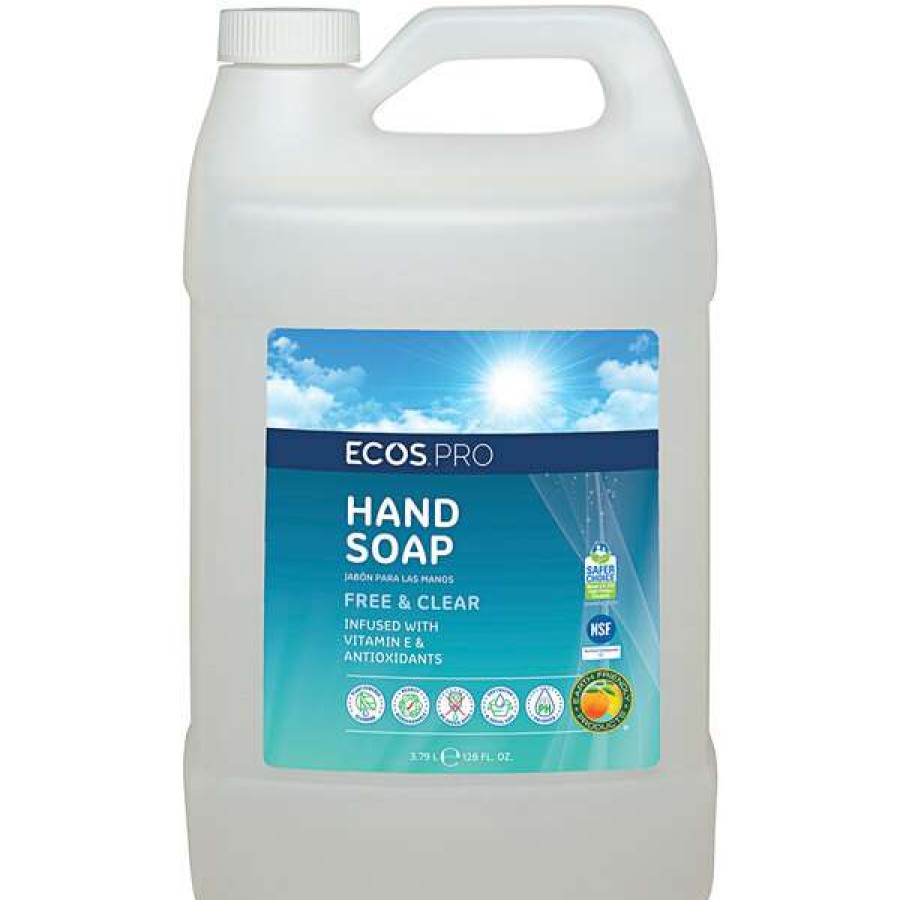 Cleaning Chemicals * | Ecos Pl9663/04 Pro 1 Gallon Free And Clear Hand Soap 4/Case