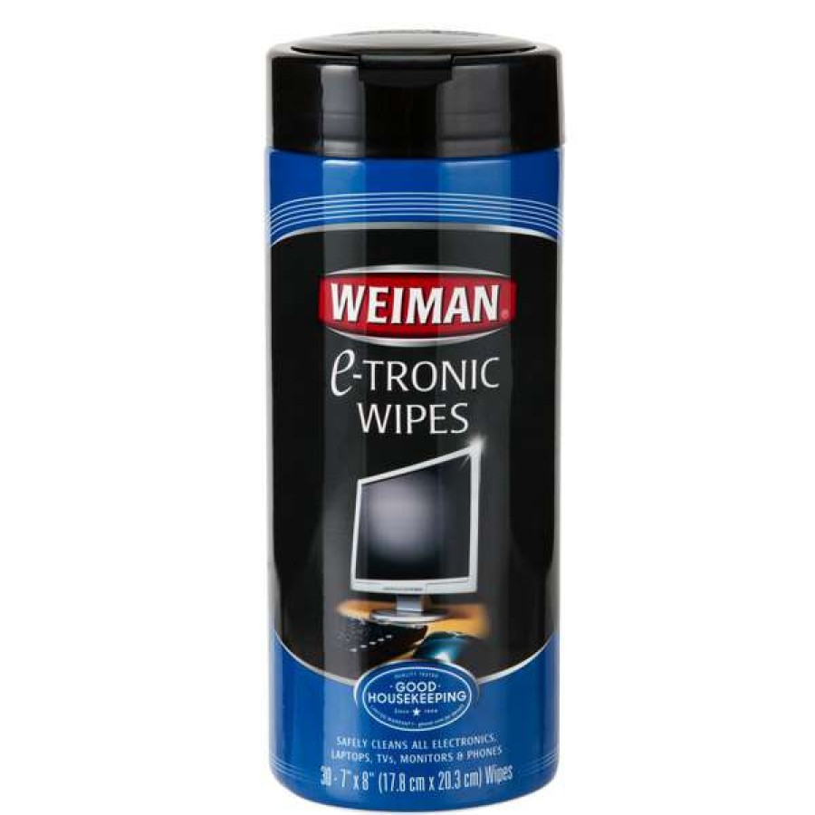 Cleaning Chemicals * | 30 Ct. Weiman 93 E-Tronic Electronics Cleaning Wipes