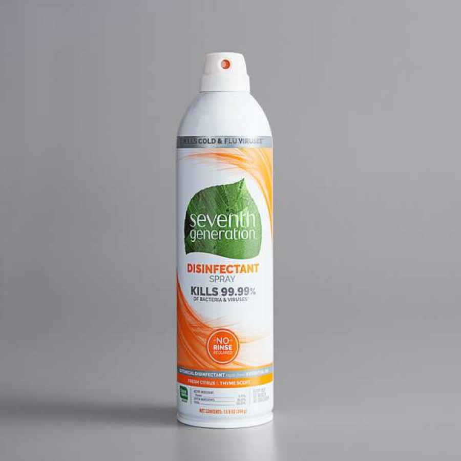 Cleaning Chemicals * | Seventh Generation 22980 13.9 Oz. Fresh Citrus And Thyme Disinfectant Spray