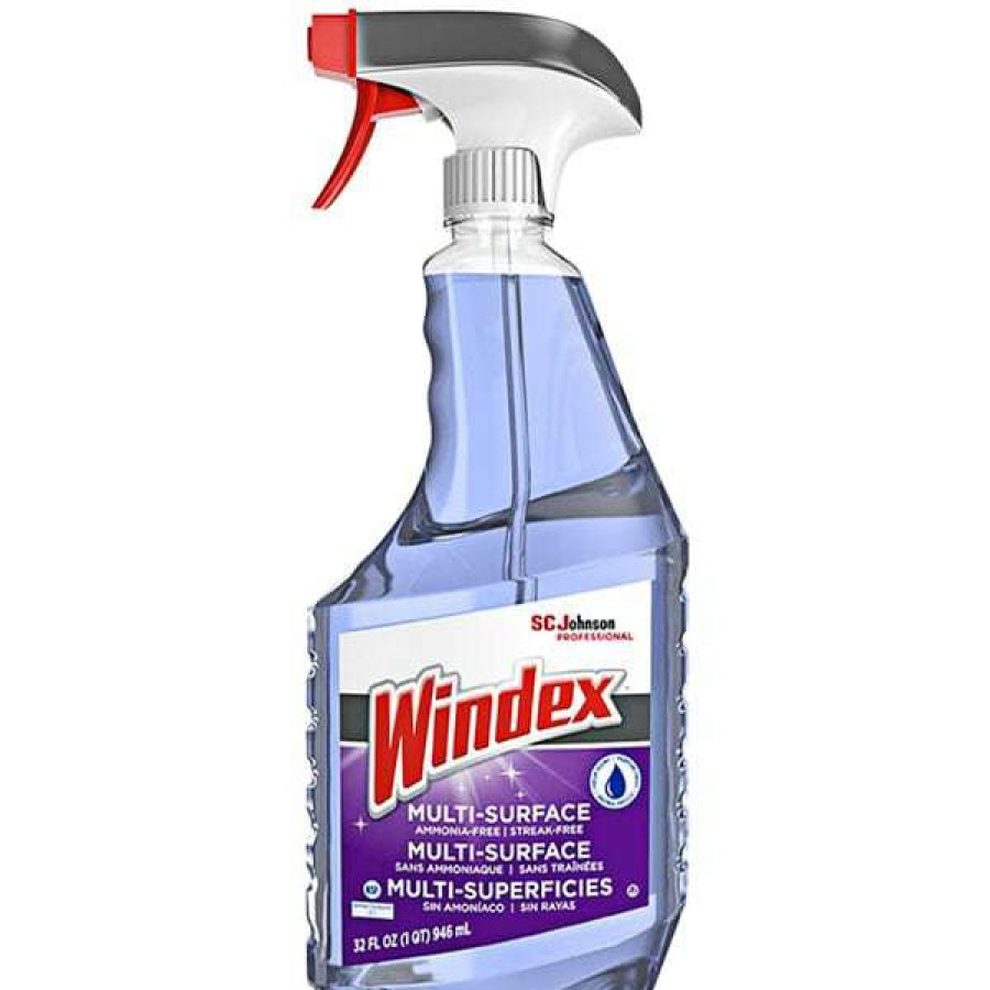 Cleaning Chemicals * | Sc Johnson Windex 322381 32 Oz. Non-Ammoniated Multi-Surface Cleaner