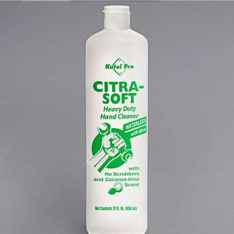 Hand Soap And Sanitizer * | Kutol Pro 2384 Citra-Soft Coconut-Lime Scented Heavy-Duty Waterless Hand Cleaner 22 Oz. Squeeze Bottle