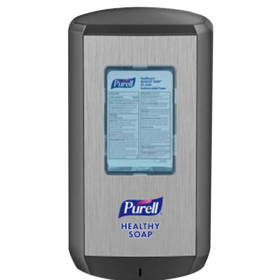 Hand Soap And Sanitizer * | Purell 6534-01 Healthy Soap Cs6 1200 Ml Black Automatic Hand Soap Dispenser