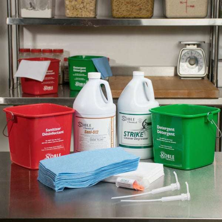 Cleaning Chemicals * | Noble Products 6 Qt. / 192 Oz. Cleaning And Sanitizing Kit