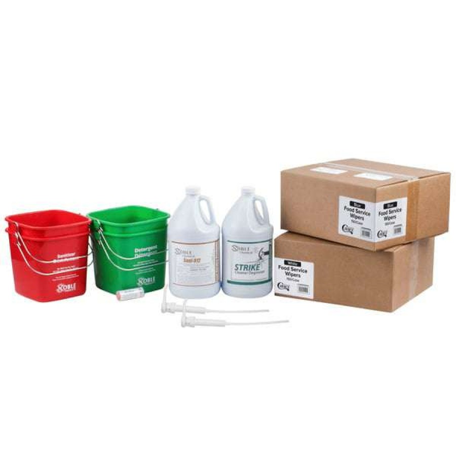 Cleaning Chemicals * | Noble Products 6 Qt. / 192 Oz. Cleaning And Sanitizing Kit