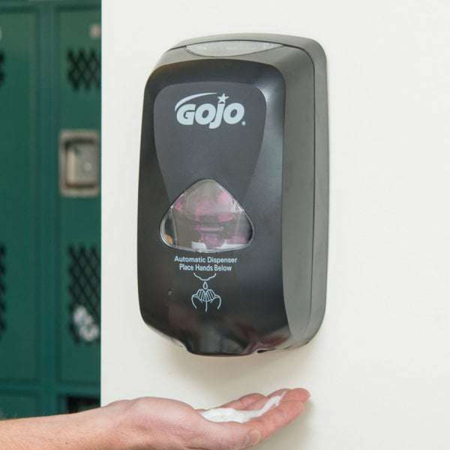 Hand Soap And Sanitizer * | Gojo 2730-12 Tfx 1200 Ml Black Touchless Hand Soap Dispenser