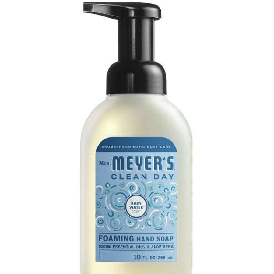 Hand Soap And Sanitizer * | Mrs. Meyer'S Mrs. Meyer'S Clean Day 308453 10 Oz. Rainwater Foaming Hand Soap 6/Case