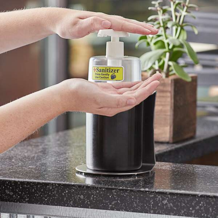 Hand Soap And Sanitizer * | Steril-Sil Chs-1-Pcblack-Dchp 30 Oz. Black Refillable Hand Soap / Sanitizer Dispenser