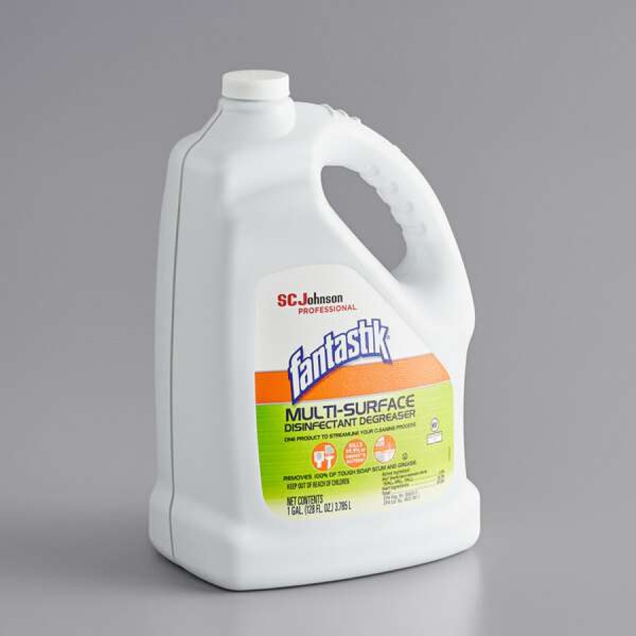 Cleaning Chemicals * | Fantastik Sc Johnson 311930 Fantastik 1 Gallon / 128 Oz. Multi-Surface Disinfectant Degreaser 4/Case