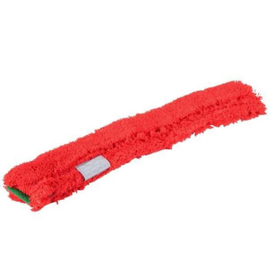 Cleaning Tools & Supplies * | Unger Unger Ns45R Smart Color 18 Red Microfiber Washer Sleeve