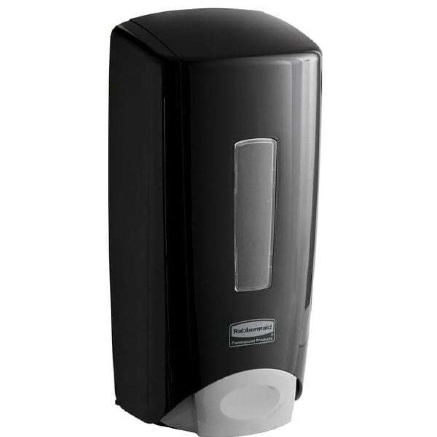 Hand Soap And Sanitizer * | Rubbermaid 3486592 Flex 1300 Ml Black Manual Soap Dispenser