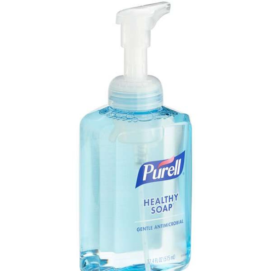 Hand Soap And Sanitizer * | Purell 5019-04 Healthy Soap 515 Ml Pcmx Antimicrobial Foaming Hand Soap With Pump