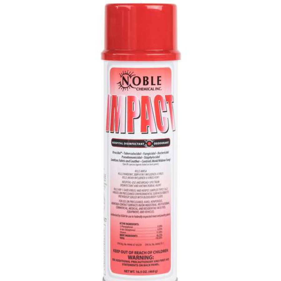 Cleaning Chemicals * | Noble Chemical 16 Oz. Impact Disinfectant Spray / Deodorizer 12/Case