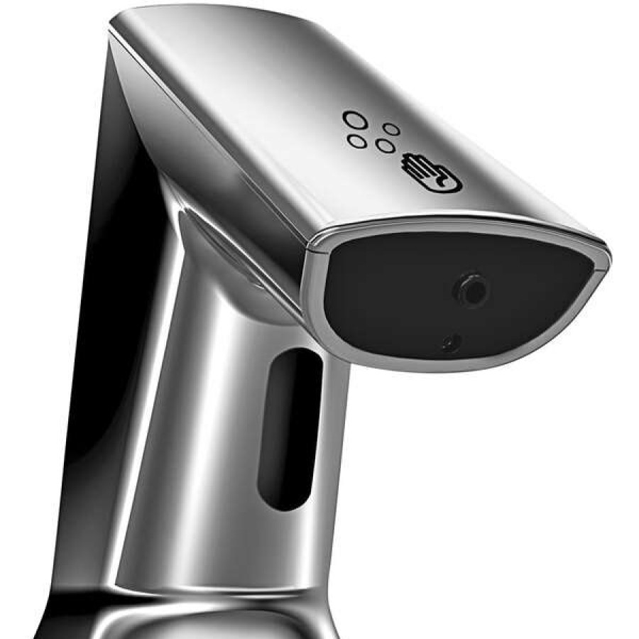 Hand Soap And Sanitizer * | Sloan 3346080 Polished Chrome Sensor Foam Soap Dispenser With 4 1/2 Spout