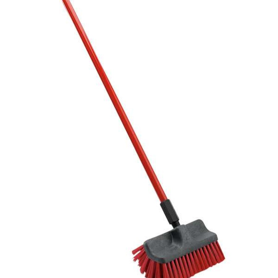 Cleaning Tools & Supplies * | The Libman Company Libman 532 Red Dual Surface Scrub Brush 6/Pack