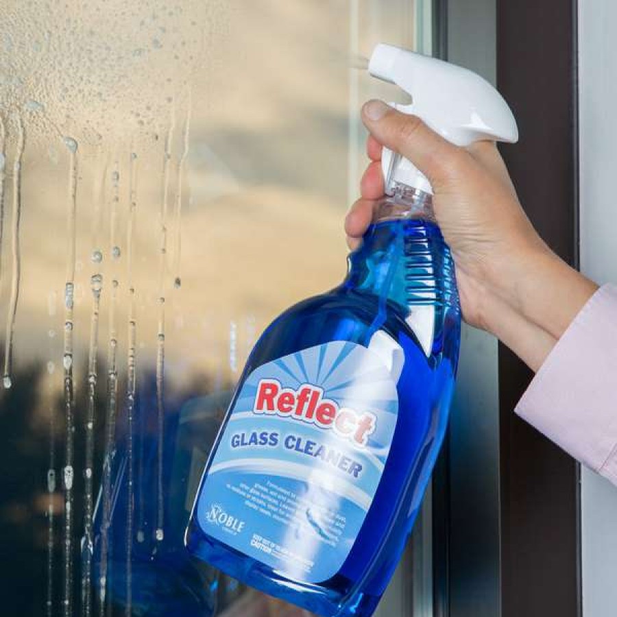 Cleaning Chemicals * | Noble Chemical 1 Qt. / 32 Oz. Reflect Glass / Multi-Surface Cleaner 12/Case