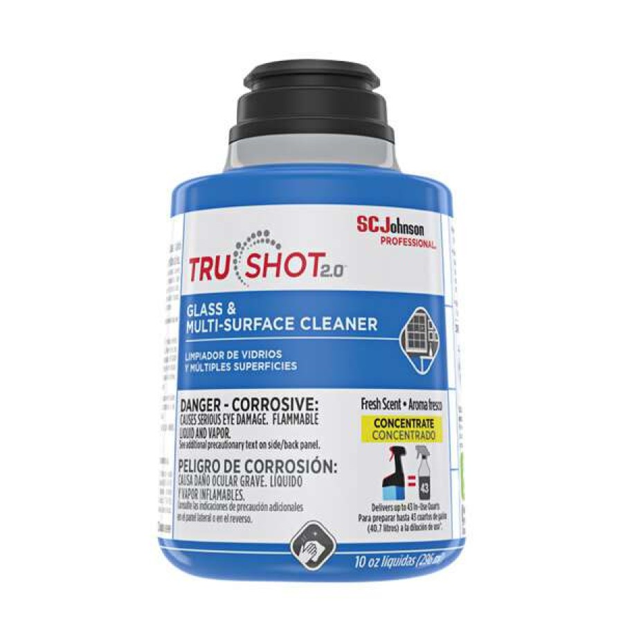 Cleaning Chemicals * | Sc Johnson Professional Trushot 2.0 315272 10 Oz. Glass And Multi-Surface Cleaner Cartridge