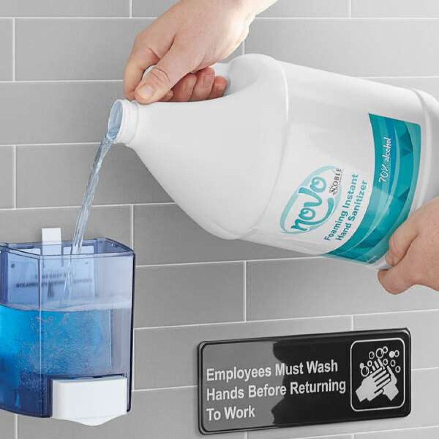 Hand Soap And Sanitizer * | Novo By Noble Chemical Noble Chemical Novo 1 Gallon / 128 Oz. Foaming Alcohol Based Instant Hand Sanitizer