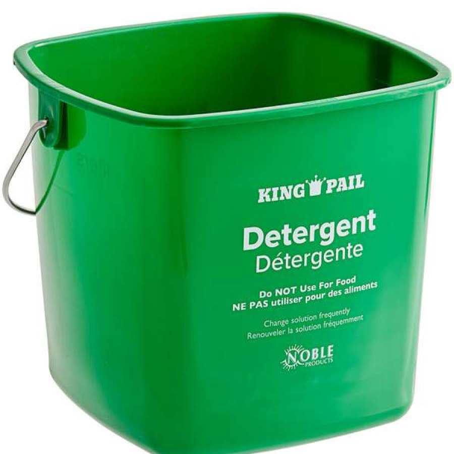 Cleaning Tools & Supplies * | Noble Products 3 Qt. Green Cleaning Pail