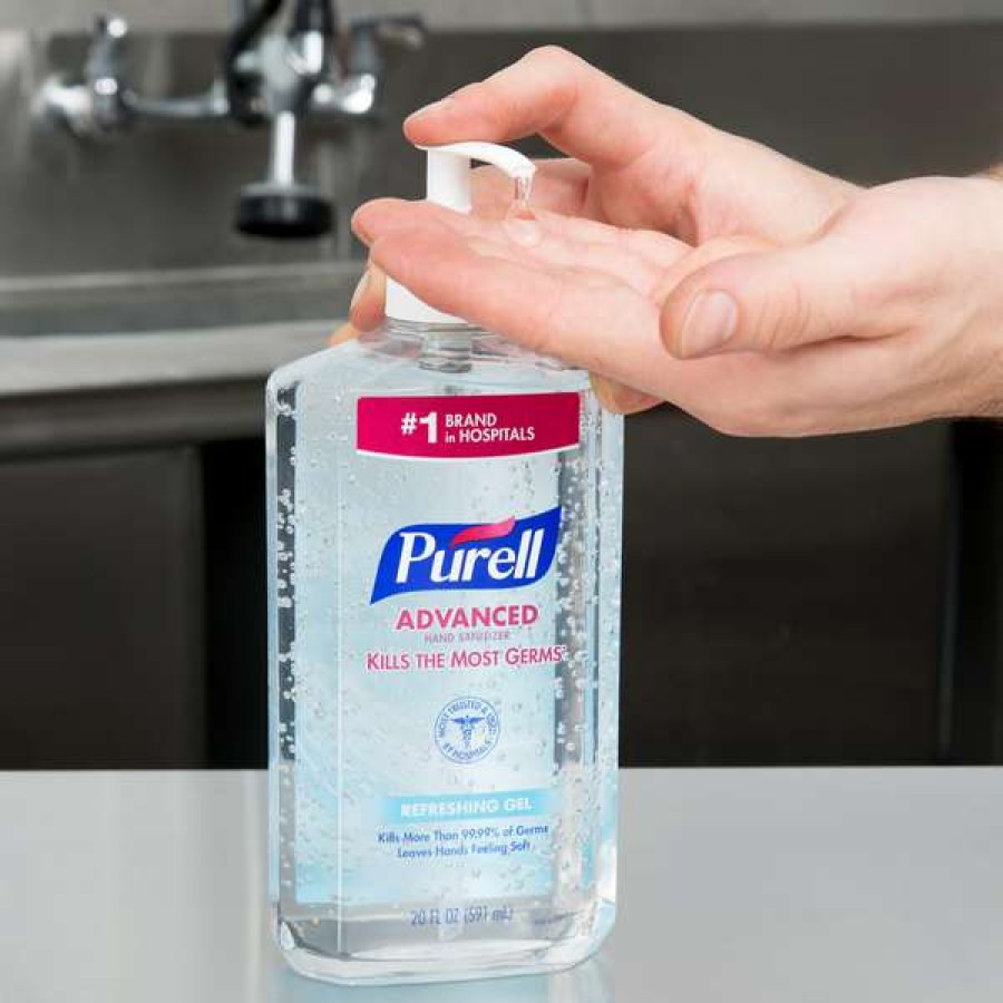 Hand Soap And Sanitizer * | Purell 3023-12 Advanced 20 Oz. Gel Instant Hand Sanitizer