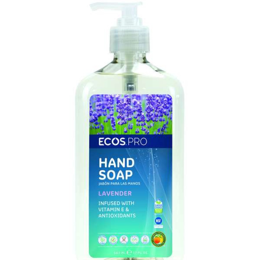 Cleaning Chemicals * | Ecos Pl9665/6 Pro 17 Oz. Lavender Scented Hand Soap 6/Case