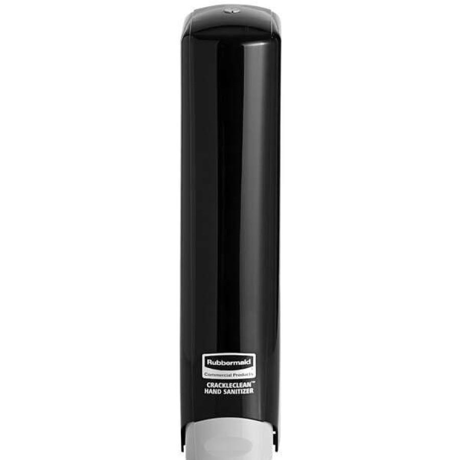 Hand Soap And Sanitizer * | Rubbermaid Crackleclean 2158426 15.8 Oz. Black Sanitizer Dispenser