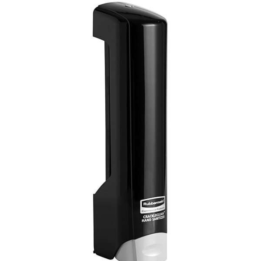 Hand Soap And Sanitizer * | Rubbermaid Crackleclean 2158426 15.8 Oz. Black Sanitizer Dispenser