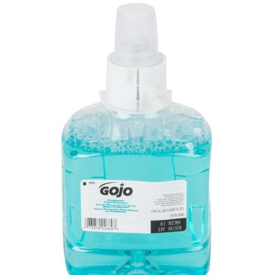 Hand Soap And Sanitizer * | Gojo 1916-02 Ltx Pomeberry 1200 Ml Pomegranate Foaming Hand Soap 2/Case