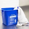 Cleaning Tools & Supplies * | San Jamar Kp196Kcbl 6 Qt. Blue Cleaning Kleen-Color Pail