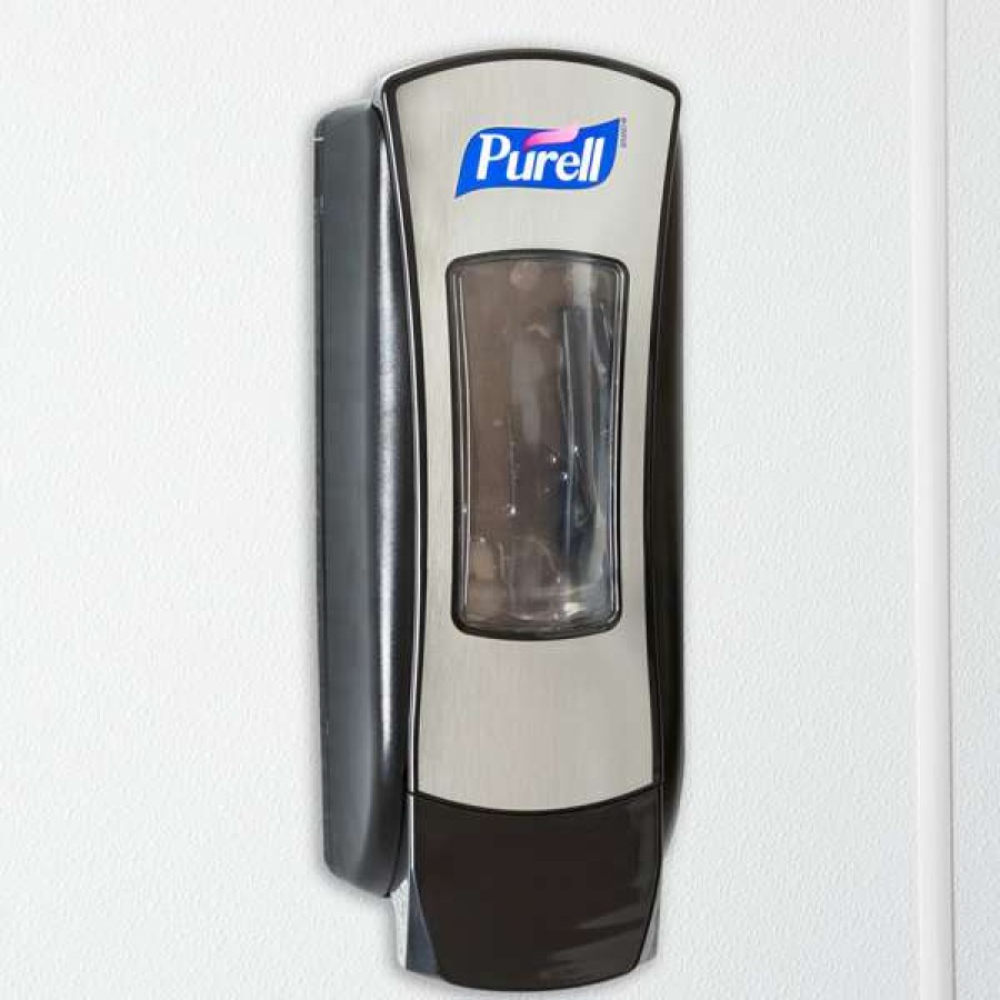 Hand Soap And Sanitizer * | Purell 8828-06 Adx-12 1200 Ml Black Manual Hand Sanitizer Dispenser