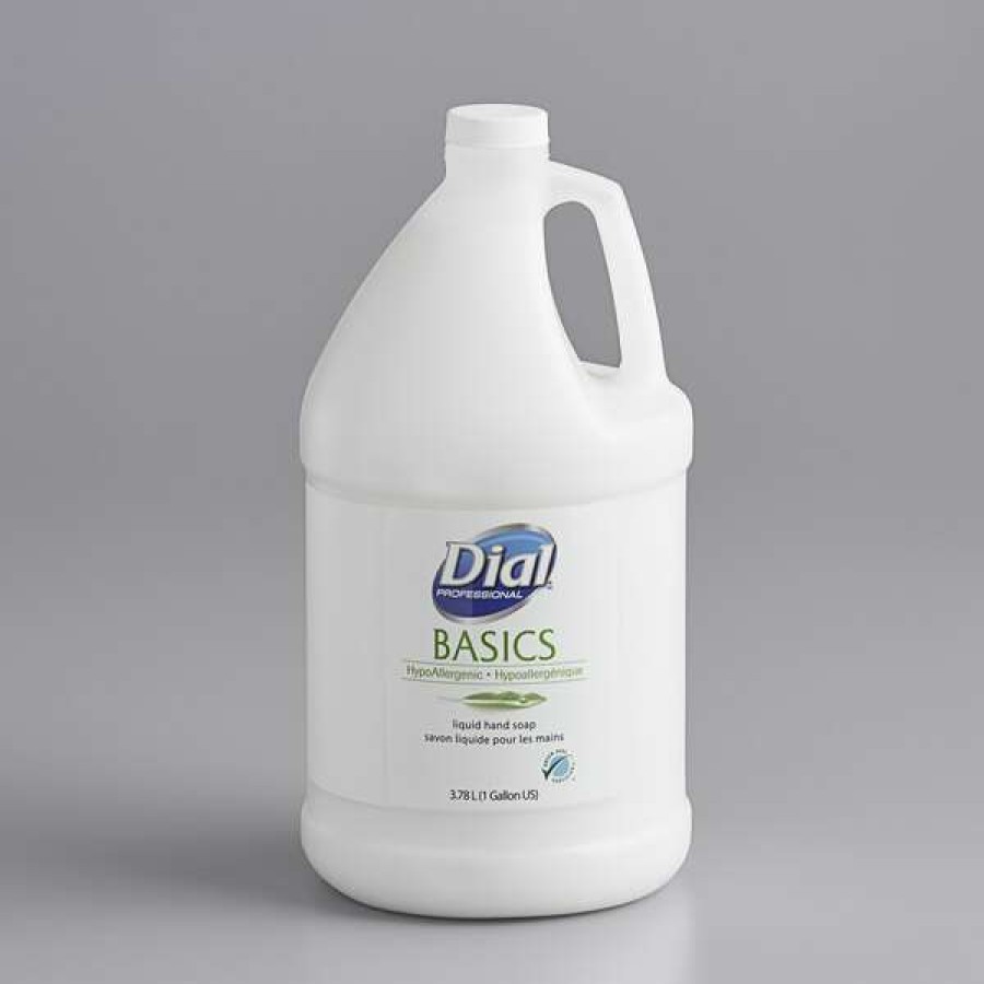 Hand Soap And Sanitizer * | Dial Dial Dia06047 Basics Hypoallergenic 1 Gallon Liquid Hand Soap Refill