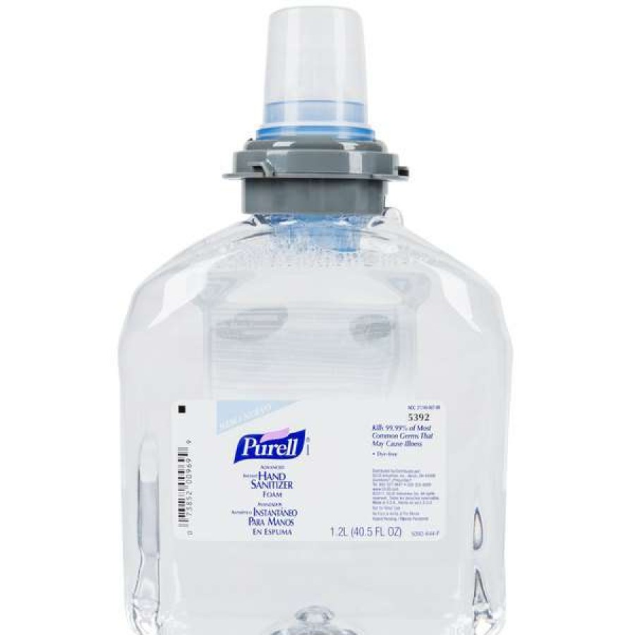 Hand Soap And Sanitizer * | Purell 5392-02 Tfx Advanced 1200 Ml Foaming Instant Hand Sanitizer