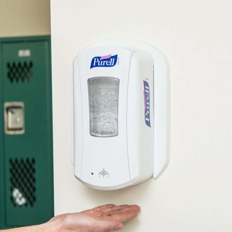 Hand Soap And Sanitizer * | Purell 1920-04 Ltx-12 1200 Ml White Touchless Hand Sanitizer Dispenser