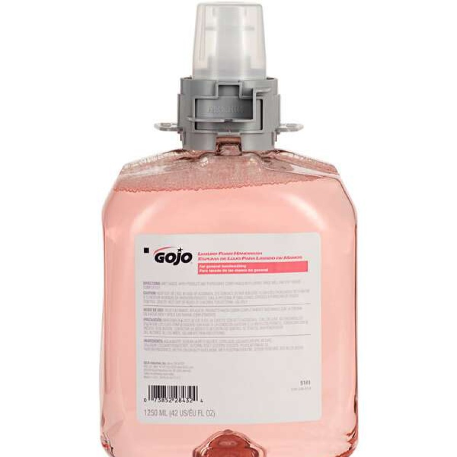 Hand Soap And Sanitizer * | Gojo 5161-04 Fmx Luxury 1250 Ml Cranberry Foaming Hand Soap