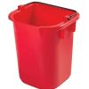 Cleaning Tools & Supplies * | Rubbermaid 1857375 5 Qt. Red Heavy Duty Pail