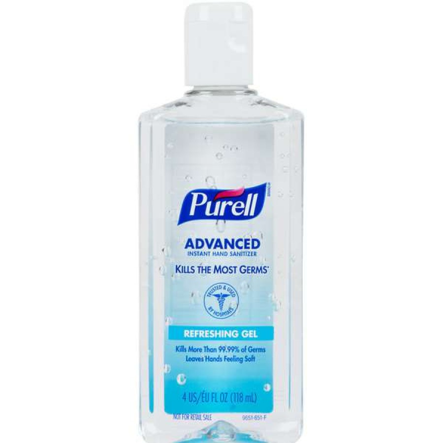 Hand Soap And Sanitizer * | Purell 9651-24 Advanced 4 Oz. Instant Hand Sanitizer 24/Case